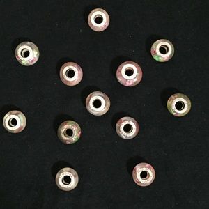 Pandora Floral Bead Lot